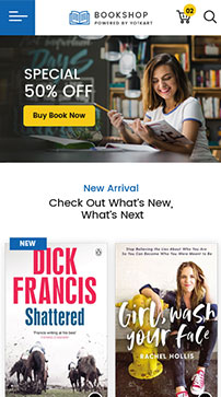 Digital products marketplace mobile design