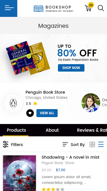 Digital goods marketplace mobile design